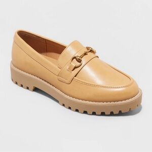 Tan loafers